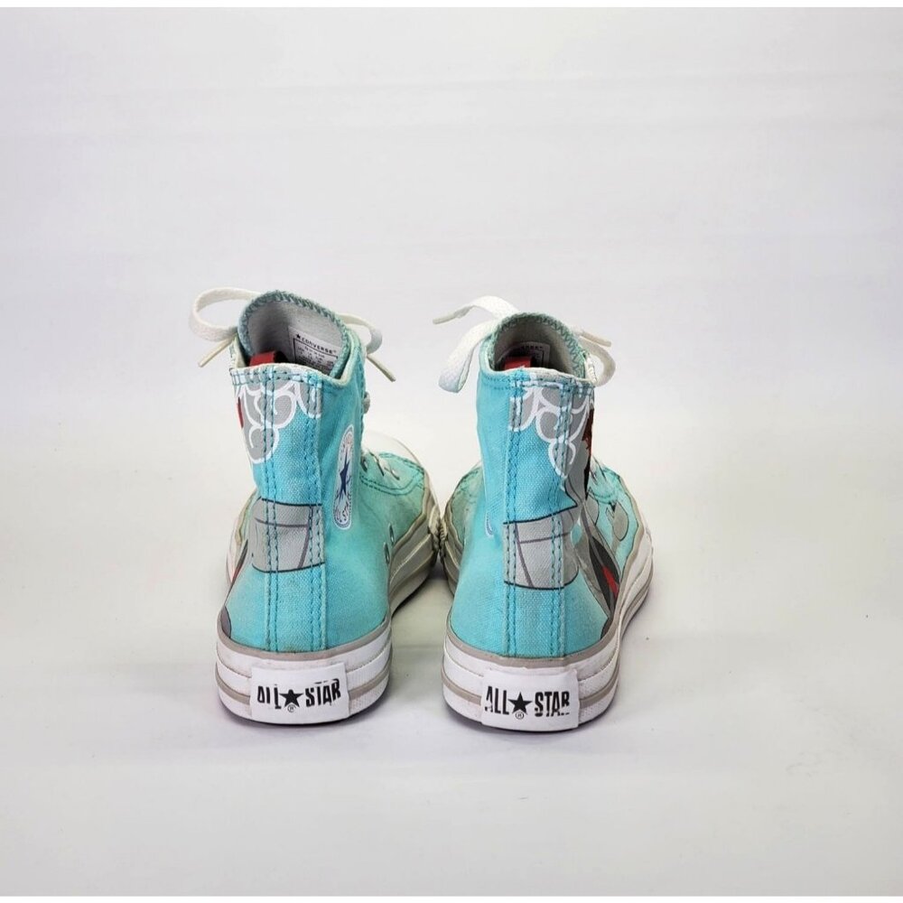 Rare Converse Kids Chuck Taylor All Star Aqua Dog Airplane Size 3 1803 - Picture 4 of 13